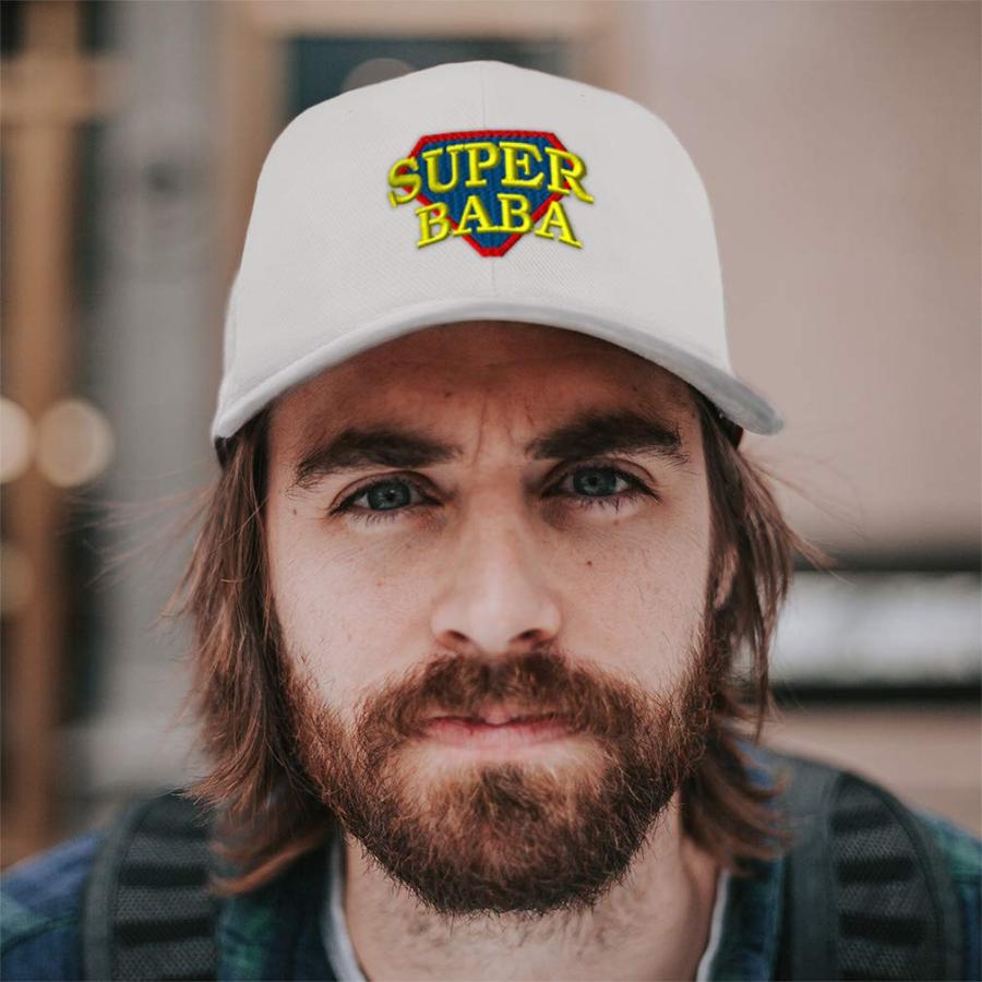 並行輸入品】Baseball Cap Super Baba Dad Turkish Embroidery