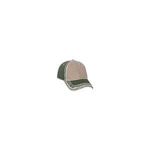 Ashen Fane Vintage Washed Cotton Twill 6-Panel Hat With Frayed Edge - Low Profile, Pre-Curved Brim, Hook & Loop Closure (Pink/Gray)