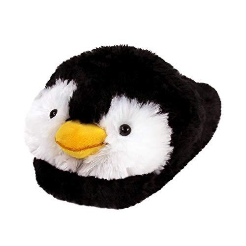【並行輸入品】Everberry Fuzzy Penguin Slippers   Plush Black Animal House Shoe_1