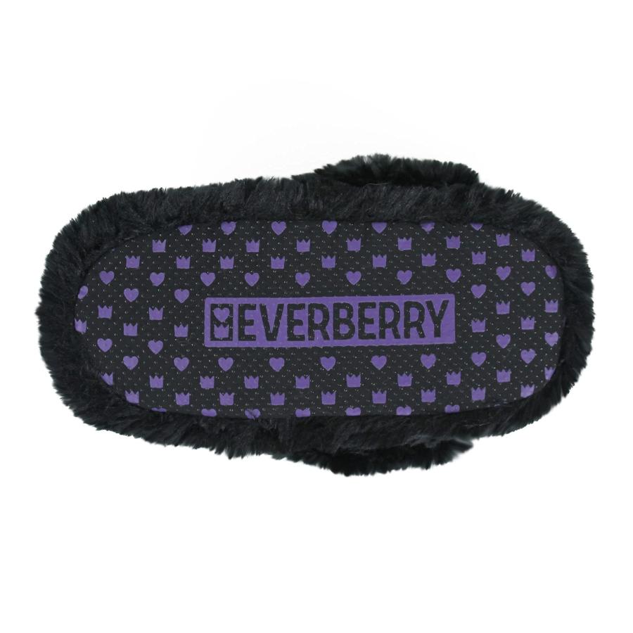 【並行輸入品】Everberry Fuzzy Penguin Slippers   Plush Black Animal House Shoe_9
