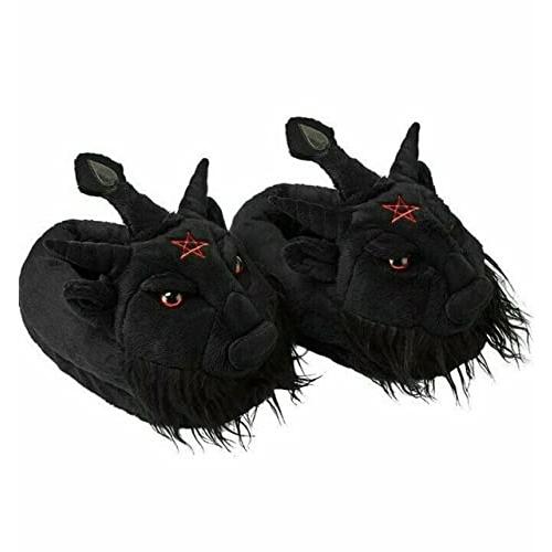 【並行輸入品】Killstar Dark Lord Satan Baphomet Pentagram Goth Punk Plush Slipの画像