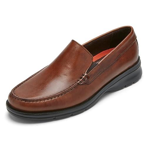 【並行輸入品】Rockport メンズ パーマー ベネチアンローファー, コニャックアンティーク。, 15 Wide Rockport Men'の画像