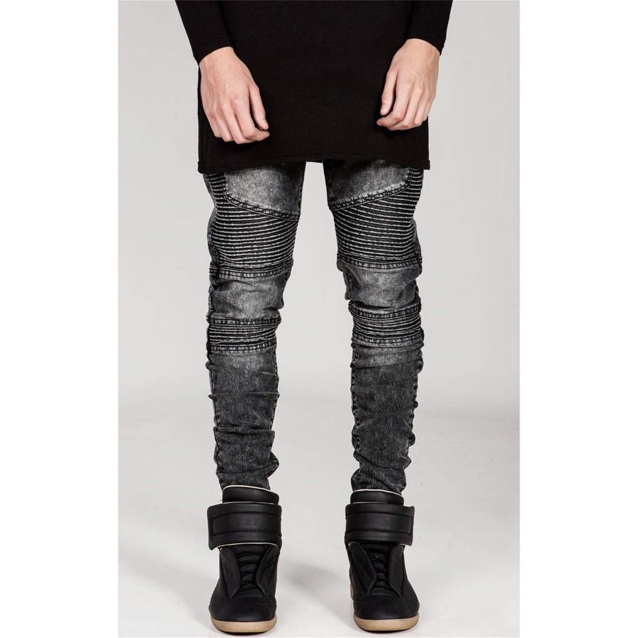 Andongnywell Men's Plus Size Ripped Skinny Jeans Trousers Fashion Casual Loose Destroyed Denim Pants - Product Details