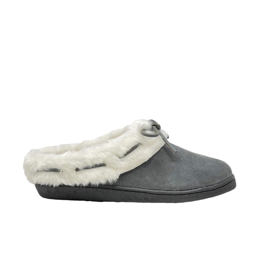 【並行輸入品】Clarks レディース オープンバック スエードレザー 快適 クロッグスリッパ JMS0404 暖かいプラッシュフェイクファ_3