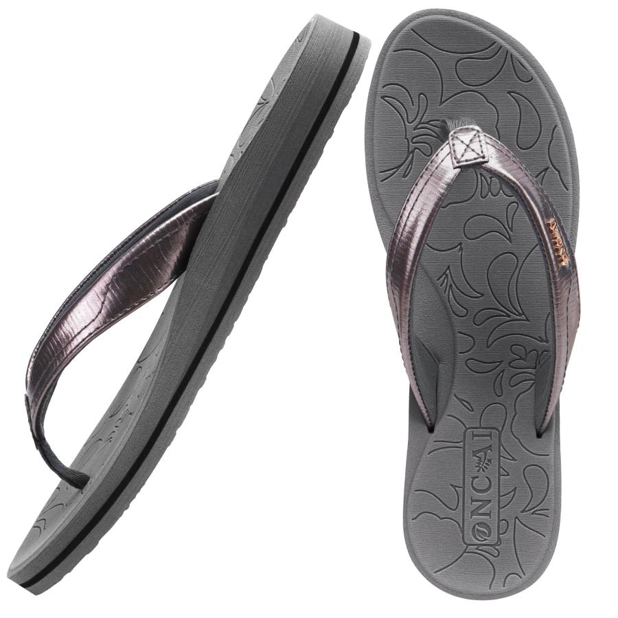 【並行輸入品】ONCAI Flip Flops For Women Yoga Mat Non Slip Thong Sandals Summe_2