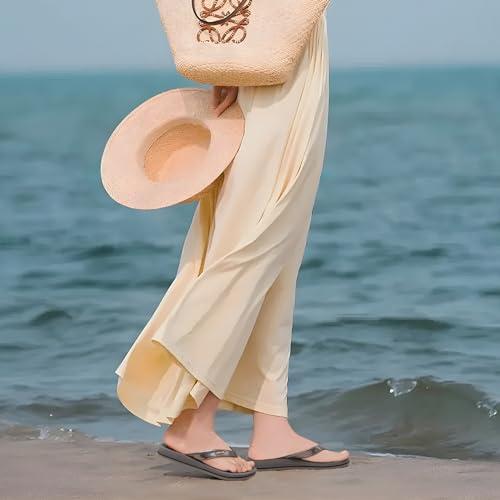 【並行輸入品】ONCAI Flip Flops For Women Yoga Mat Non Slip Thong Sandals Summe_3