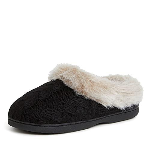 【並行輸入品】Dearfoams Claire , , M Dearfoams Women's Claire Chunky Knit Clogの画像