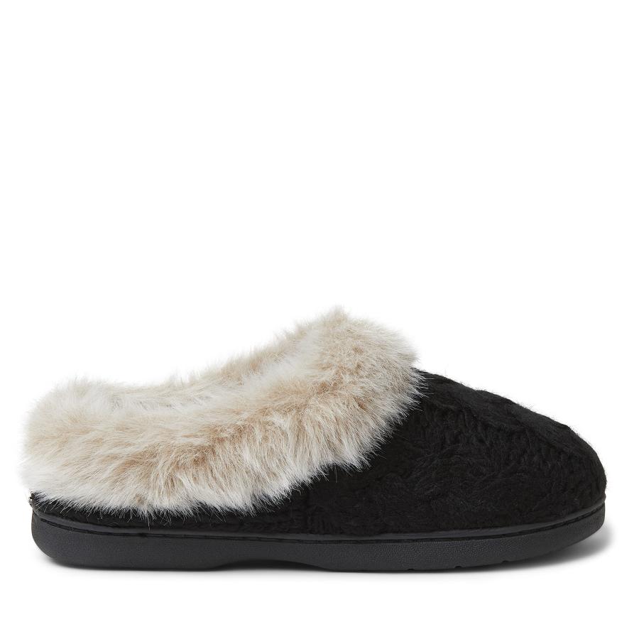 【並行輸入品】Dearfoams Claire , , M Dearfoams Women's Claire Chunky Knit Clogの画像