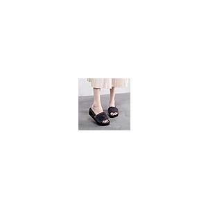 【並行輸入品】Aniywn Sandals Shoes for Women Flip Flop Slippers Casual Plush Wの画像