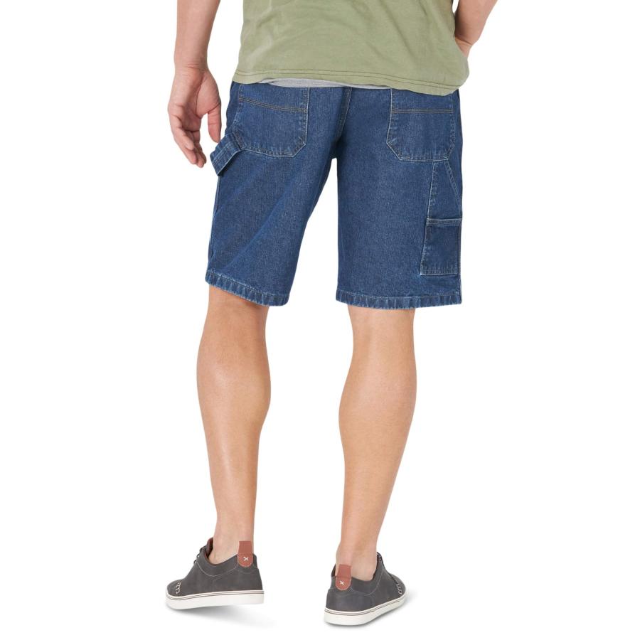 【並行輸入品】Wrangler Men's Relaxed Fit Carpenter Shorts (Dark Indigo， 30) Wra_9