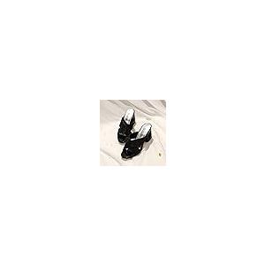 【並行輸入品】QSCQ Women's Peep Toe Summer Slide Sandals Cut Out Mid Block Heeの画像