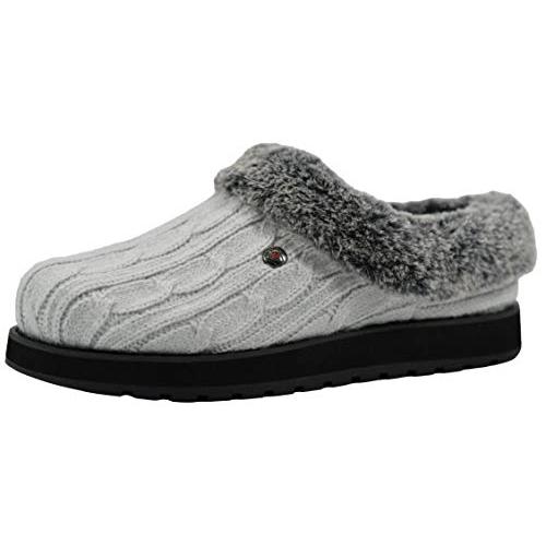 【並行輸入品】Skechers レディース Keepsakes アイスエンジェルミュール， ブラック/チャーコール， 7.5 Wide Skec_1
