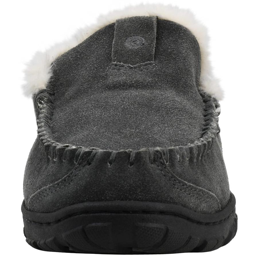 【並行輸入品】Clarks メンズ Warren スリッポン ローファー ブラック スエード ファー裏地 カジュアルシューズ， ライトグレー/ナ_3