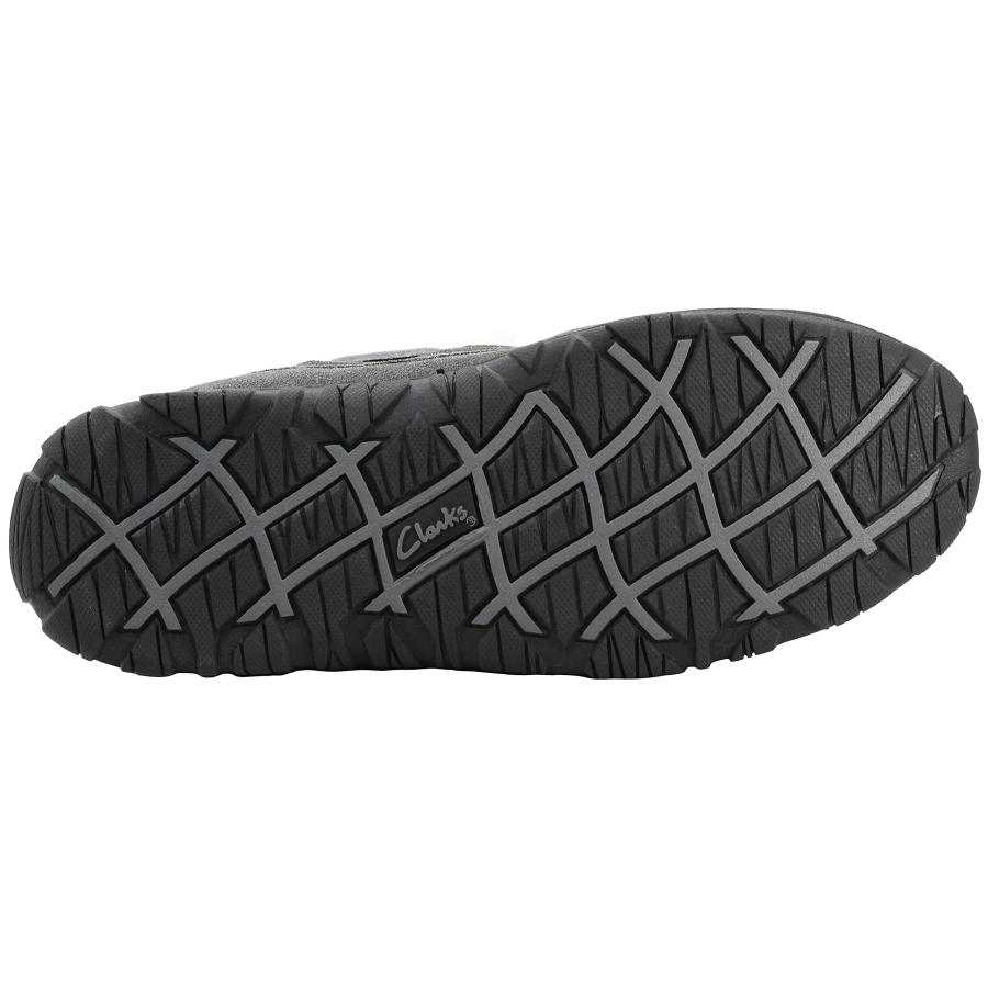 【並行輸入品】Clarks メンズ Warren スリッポン ローファー ブラック スエード ファー裏地 カジュアルシューズ， ライトグレー/ナ_9