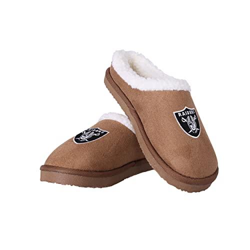 【並行輸入品】Las Vegas Raiders クローズドバック スエードスリッパ   レディース S FOCO Las Vegas Raid_1