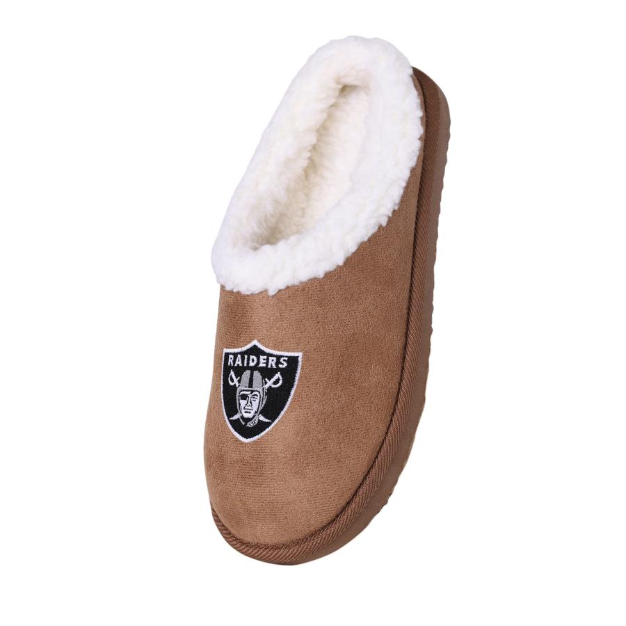 【並行輸入品】Las Vegas Raiders クローズドバック スエードスリッパ   レディース S FOCO Las Vegas Raid_6