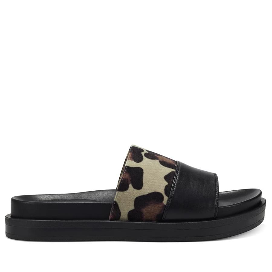 【並行輸入品】Aerosoles Women's Slide Sandal Flat, Leopard Combo, 8 Aerosoles Wの画像