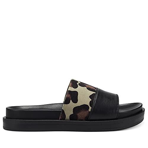【並行輸入品】Aerosoles Women's Slide Sandal Flat, Leopard Combo, 8 Aerosoles Wの画像