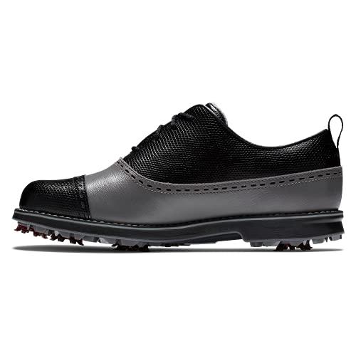 【並行輸入品】FootJoy Women's Premiere Series Golf Shoe, Charcoal/Black, 10の画像