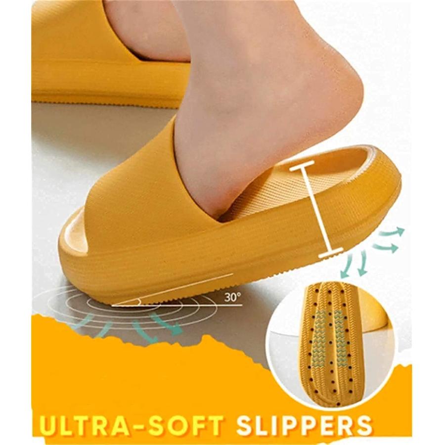 【並行輸入品】LELEBEAR Ultra Soft Slippers Cloud Shoes (Pink, numeric_6)の画像