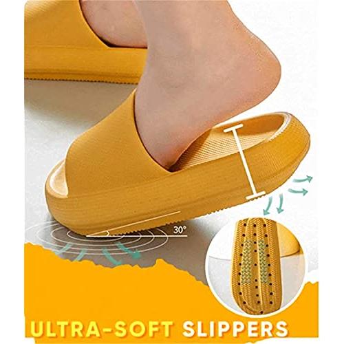 【並行輸入品】LELEBEAR Ultra Soft Slippers Cloud Shoes (Pink, numeric_6)の画像