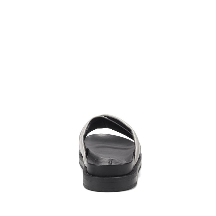 【並行輸入品】Aerosoles レディース Linney スライドサンダル， グレーレザー， 10 Aerosoles Women's LIN_6