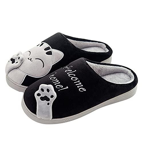 【並行輸入品】HengQiu Cute cat slippers Cartoon animal slippers Women slippersの画像