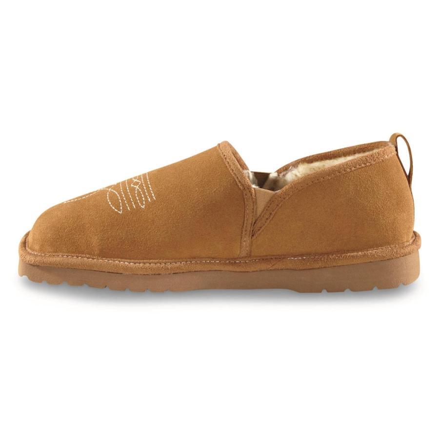 【並行輸入品】ARIAT メンズ スクエアトゥ インドア\u0026アウトドア ゴム底 ラソスエードスリッパ, チェスナット, 14 ARIAT Men'の画像