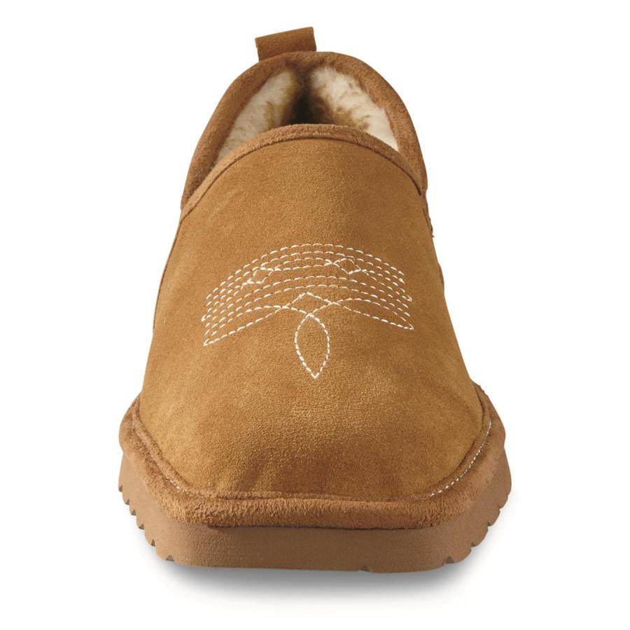 【並行輸入品】ARIAT メンズ スクエアトゥ インドア\u0026アウトドア ゴム底 ラソスエードスリッパ, チェスナット, 14 ARIAT Men'の画像