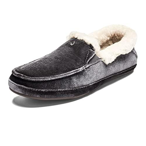 【並行輸入品】Ku'una Lanui OLUKAI Ku'una Lanui Women's Slipper, Soft Velvet \u0026 Dの画像