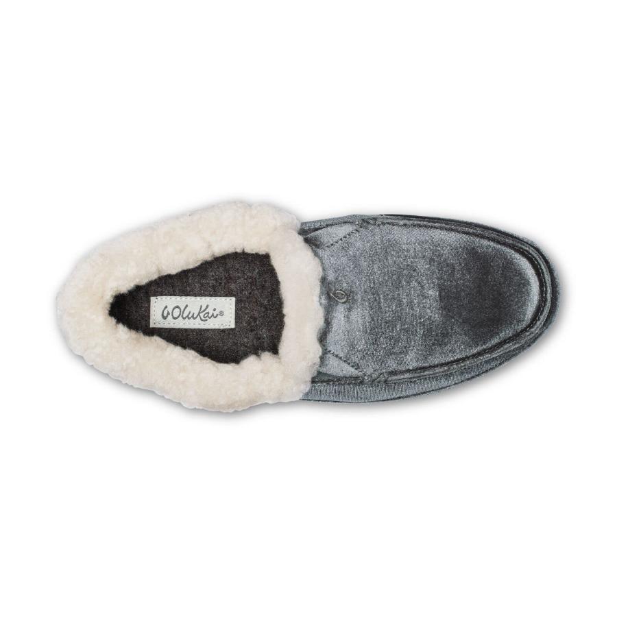 【並行輸入品】Ku'una Lanui OLUKAI Ku'una Lanui Women's Slipper, Soft Velvet \u0026 Dの画像