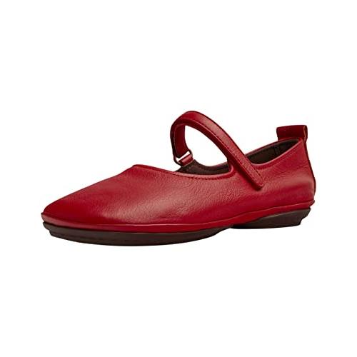 カンペール　フラットシューズ　メリージェーン　レッドステッチ　ラウンドトゥ　38 並行輸入品】[Camper] メリージェーン フラットシューズ K201365 右