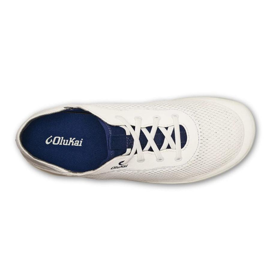 【並行輸入品】[FUFSAWS] OLUKAI Moku Pae Men's Boat Shoes, No Tie Laces & Stretcの画像