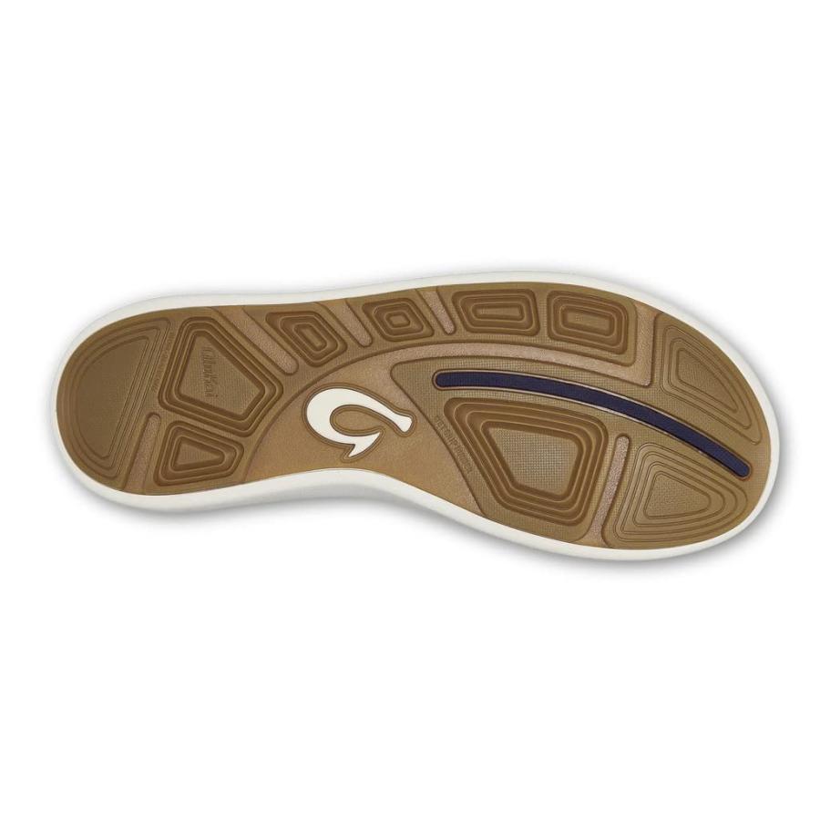 【並行輸入品】[FUFSAWS] OLUKAI Moku Pae Men's Boat Shoes, No Tie Laces & Stretcの画像