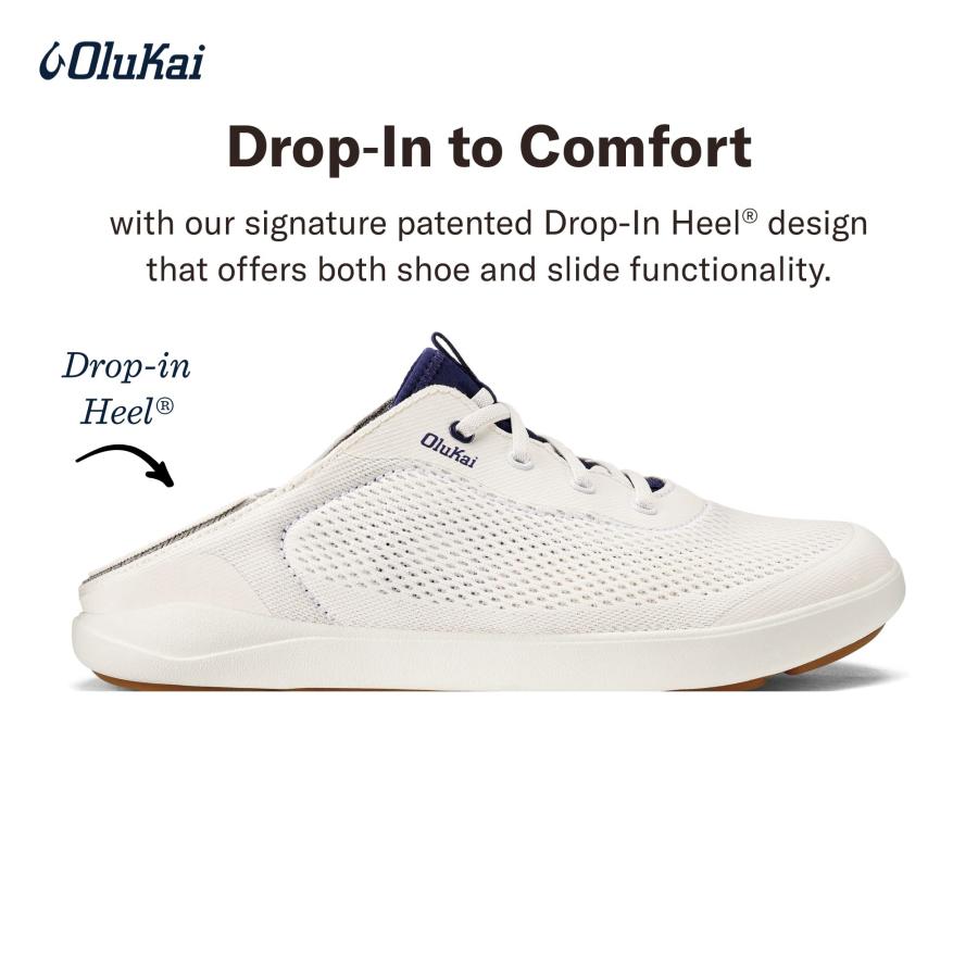 【並行輸入品】[FUFSAWS] OLUKAI Moku Pae Men's Boat Shoes, No Tie Laces & Stretcの画像