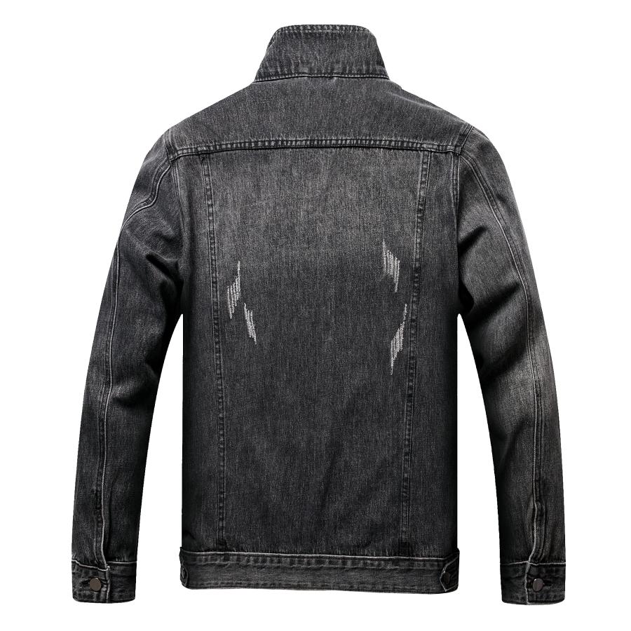 【並行輸入品】BULUWIE Jean Jacket for Men， Fashion Mens Denim Jacket Washed Cl