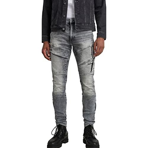 【並行輸入品】G Star Raw Men's Airblaze 3D Skinny Fit Jeans, Faded Seal Grey,の画像