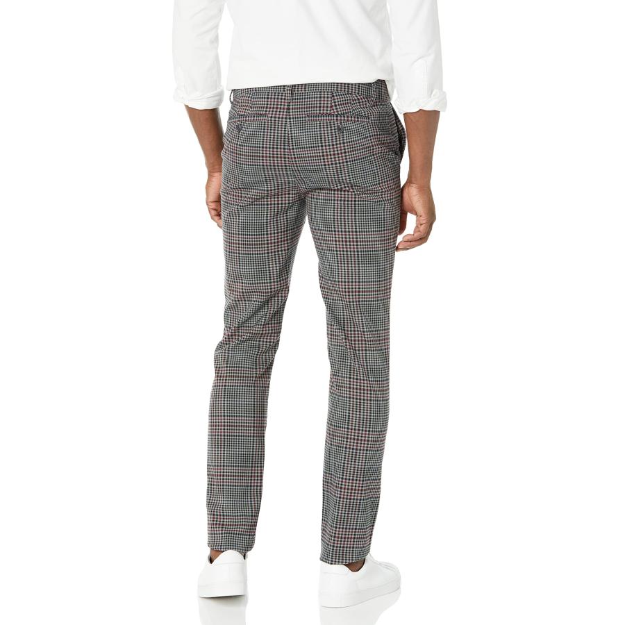【並行輸入品】PAIGE Men's Stafford Transcend Knit Slim Fit Trouser Pant, RED Sの画像