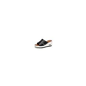 【並行輸入品】CYBLING Leisure High Heel Platform Slides Slipper for Women Openの画像