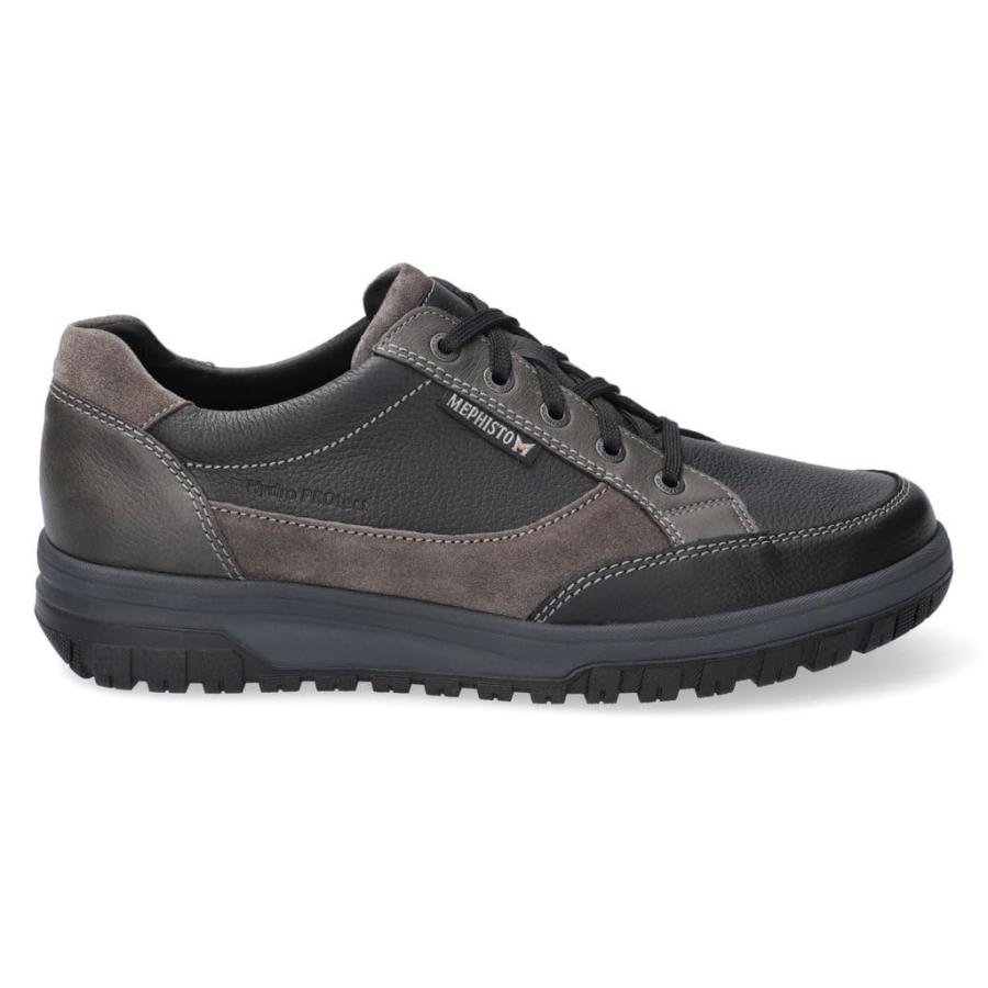 【並行輸入品】Mephisto Men's Paco Sneaker, Black Nevada, 9.5の画像