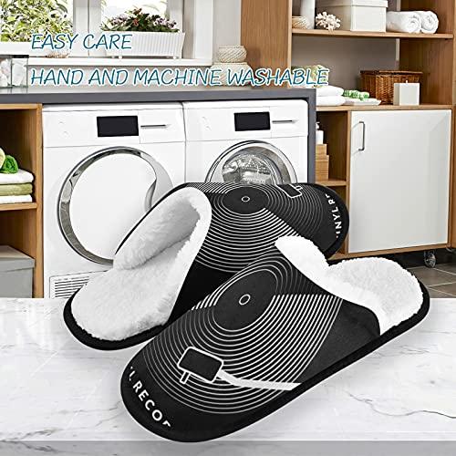 【並行輸入品】Poeticcity Black White Vinyl Record CD Player for Music on Darkの画像