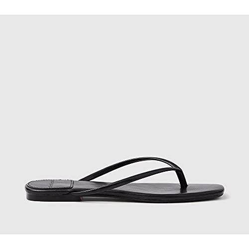 【並行輸入品】FOWT Women’S Snakeskin Pattern Flip Flops Arch Support Slippersの画像