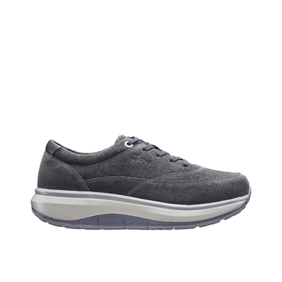 【並行輸入品】JOYA Womens Venice Leather Textile Dark Grey Shoes 7.5 USの画像