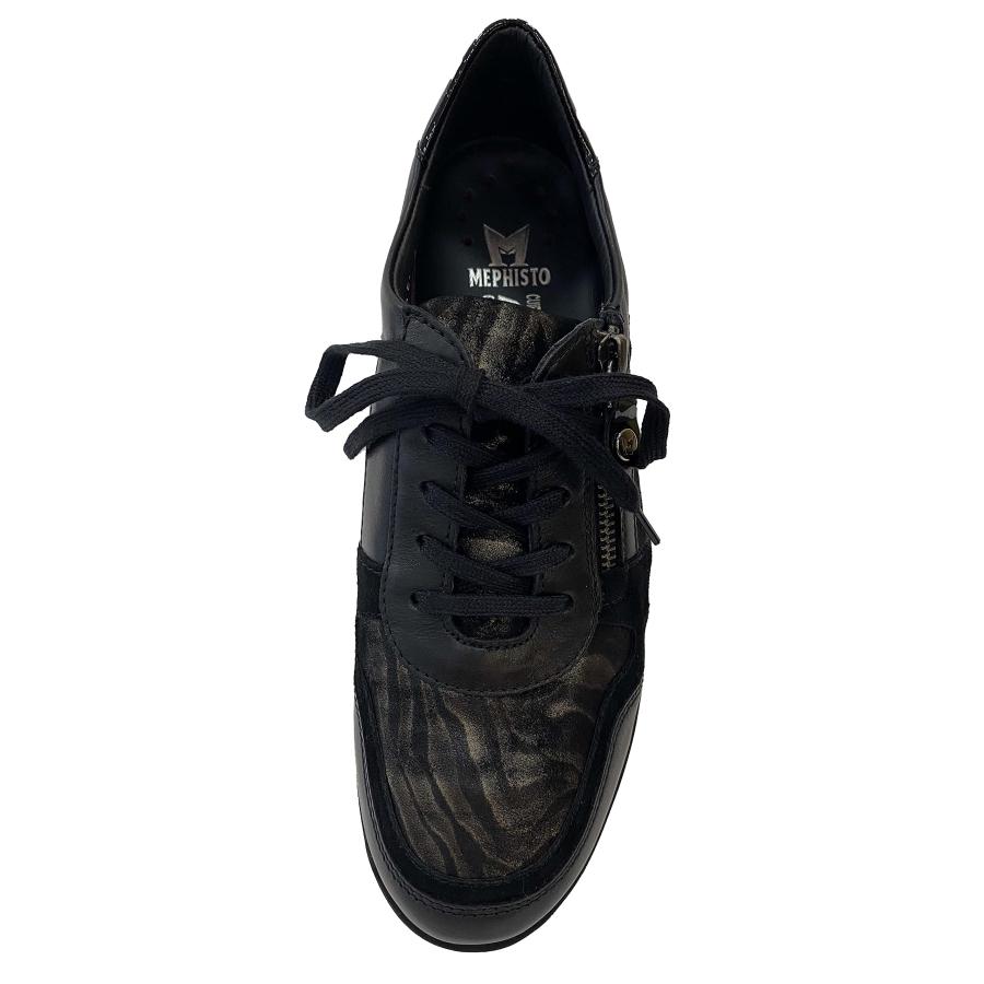【並行輸入品】Mephisto Womens Iasmina Leather Black Trainers 9.5 USの画像