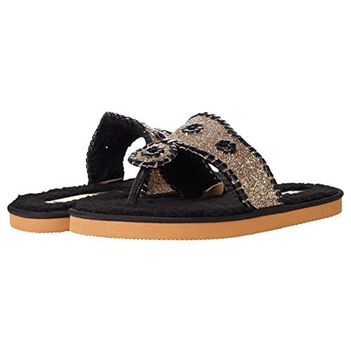 【並行輸入品】Jack Rogers Jacks キラキラスリッパ, シャンパングリッター/ブラック, 7 Jack Rogers Jacks_1