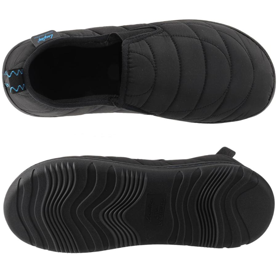 【並行輸入品】LazyStep メンズ 耐水性スリッパ 快適な低反発素材 スリップオン 屋内 屋外 ハウスシューズ, ブラック, 11 12 L_6