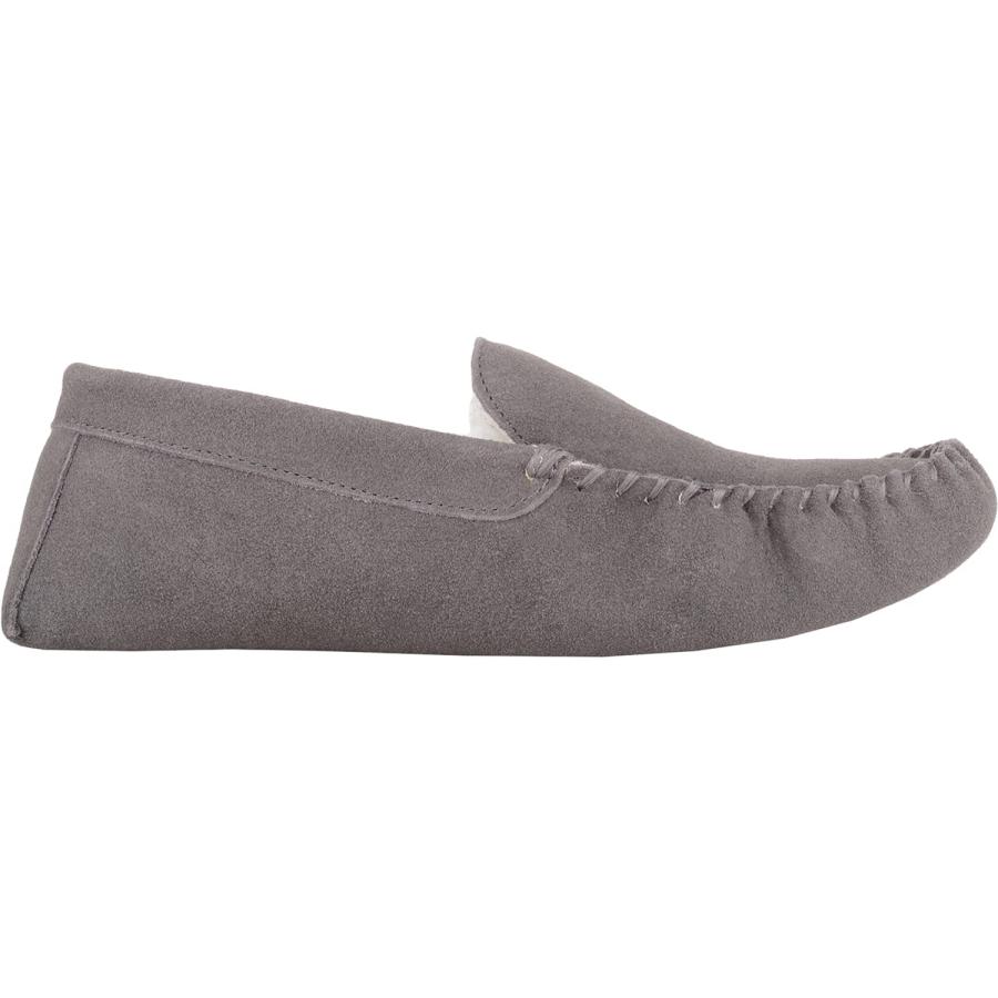 【並行輸入品】SNUGRUGS Mens Ronnie Suede Moccasin Slippers with Wool Inner and_9