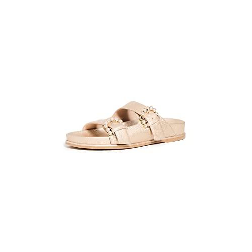 【並行輸入品】Stuart Weitzman レディース パイパー スライドサンダル, プラチノ, 9.5 Stuart Weitzman Woの画像