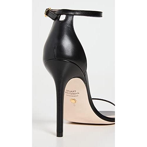 【並行輸入品】Stuart Weitzman レディース 100mm Nudistcurve サンダル, ブラック, 24 Stuart Weiの画像