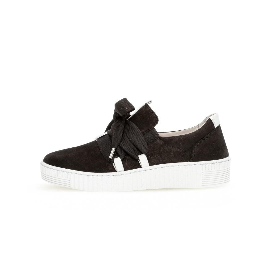 【並行輸入品】Gabor Women's 8333317 Sneaker Schwarz/Weiss UK 6 / US 8.5の画像